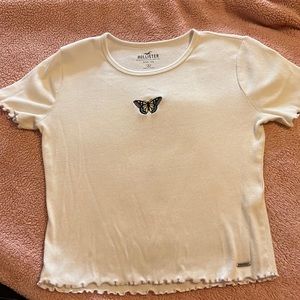 Hollister Butterfly Crop Top